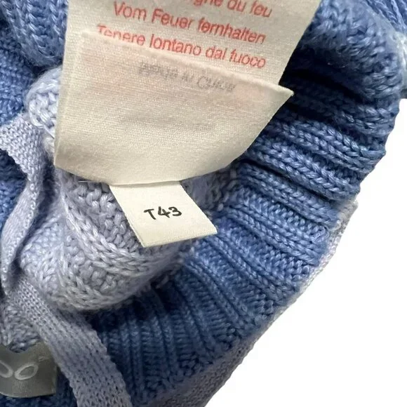 Kaloo Baby T43 (17in) Blue Knitted Tassel Hat - Picture 7 of 7